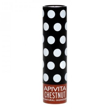  Apivita Chestnut Lip Care Balm Χειλιών με Κάστανο, 4.4 gr 