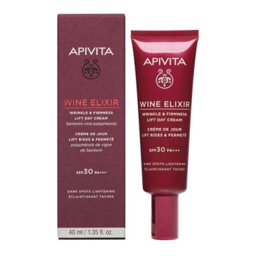 Apivita Wine Elixir SPF30 Αντιρυτιδική Κρέμα Ημέρας για Σύσφιξη & Lifting 40ml 