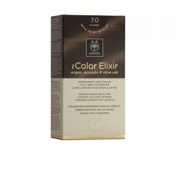 Apivita My Color Elixir No 7.0 Ξανθό Κρέμα Βαφή Σε Σωληνάριο 50ml & Ενεργοποιητής Χρώματος 75ml