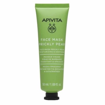 Apivita Face Mask Prickly Pear Moisturizing & Soothing 50 ml