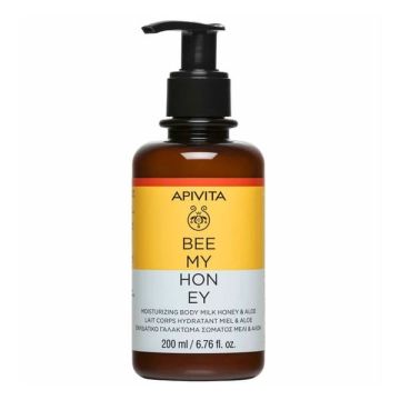 Apivita Bee my Honey Moisturizing Body Milk Honey & Aloe-Ενυδατικό Γαλάκτωμα Σώματος με Μέλι και Αλόη, 200ml