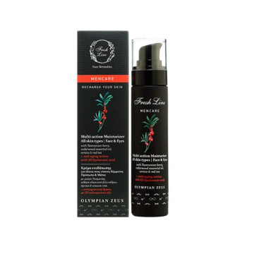 Fresh Line Olympian Zeus Mencare Recharge Your Skin Πολυλειτουργική Κρέμα Για Πρόσωπο & Μάτια Mε Mούρο Τασμανίας & Kόκκινο Tσάι 50ml