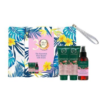 Fresh Line Promo Pack Ερατώ με Σαμπουάν 75ml + Conditioner 75ml + Serum για Ταλαιπωρημένα Μαλλιά 100ml + Δώρο Νεσεσερ 