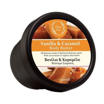Fresh Line Vanilla & Caramel Βούτυρο Σώματος Βανίλια & Καραμέλα 150ml