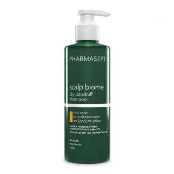  Pharmasept Scalp Biome Dry Dandruff Shampoo Σαμπουάν με Πρεβιοτικά Κατά της Ξηρής Πιτυρίδας 400ml 
