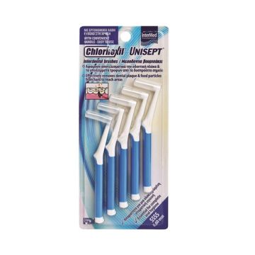 INTERMED UNISEPT INTERDENTAL BRUSH SSSS 0,60MM ΜΠΛΕ