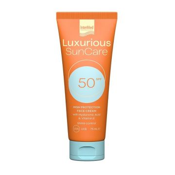 Intermed Luxurious Suncare Αντηλιακή Κρέμα Προσώπου SPF50 75ml