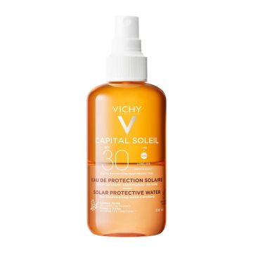 Vichy Capital Soleil Tan Enhancing SPF30 Protective Solar Water 200ml.