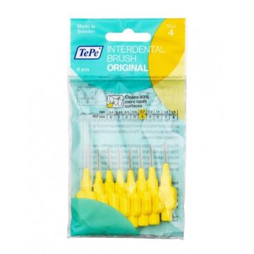 TePe fine 0.7mm Κίτρινο 8τμχ