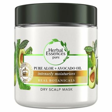 Herbal Essences Pure Aloe & Avocado Oil Μάσκα για Ξηρά Μαλλιά & Τριχωτό 250ml