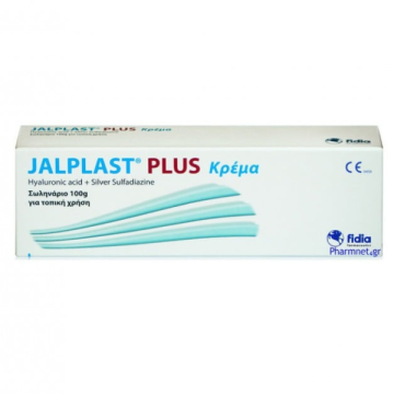 Jalplast Plus Επουλωτική Κρέμα Ισχυρής Αντιμικροβιακής Δράσης με Υαλουρονικό Οξύ 100g