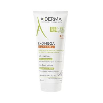 A-DERMA EXOMEGA CONTROL Μαλακτικό Γαλάκτωμα κατά του Αισθήματος Κνησμού 200ml