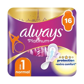 Always Platinum Normal Σερβιέτες (Μέγεθος 1) 16τεμάχια 