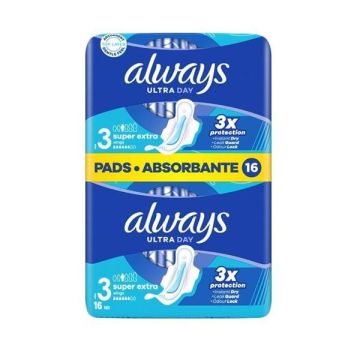 Always Ultra Day Super Extra Wings Size 3 16τμχ