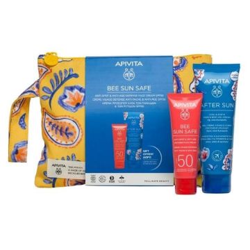 Apivita Bee Sun Safe Anti-Spot & Anti-Age Defense Face Cream SPF50 50 ml + After Sun Face & Body Gel-Cream 100 ml