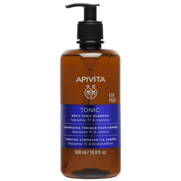 APIVITA MEN'S TONIC SHAMPOO ΣΑΜΠΟΥΑΝ ΤΟΝΩΤΙΚΟ ΣΑΜΠΟΥΑΝ ΚΑΤΑ ΤΗΣ ΤΡΙΧΟΠΤΩΣΗΣ ΓΙΑ ΑΝΔΡΕΣ 500ML