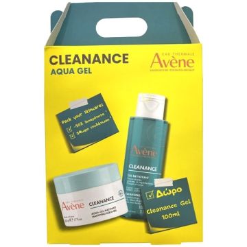 Avene Cleanance Promo με Ενυδατική Κρέμα-Gel Προσώπου για Μεικτές & Λιπαρές Επιδερμίδες 50ml + Καθαριστικό Προσώπου για Λιπαρές Επιδερμίδες 100ml