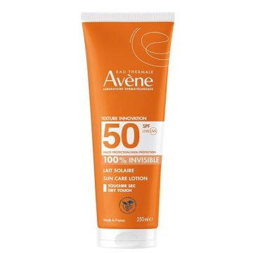 Avene Eau Thermale Lait Solaire Αντιηλιακό Γαλάκτωμα 100% Invisible SPF50+ 250ml