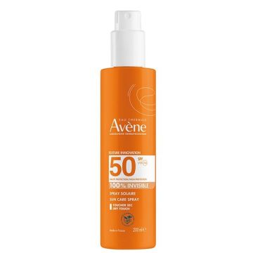 Avene Eau Thermale Spray Solaire 100% Invisible Αντιηλιακό Σπρέυ SPF50+ 200ml