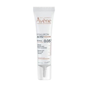 Avène Hyaluron Activ Procedure Micro Lift Κρέμα Ματιών & Χειλιών - 0,05% Ρετινάλη 15ml