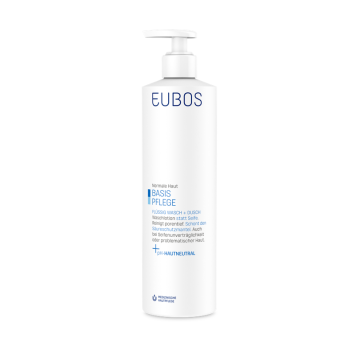 EUBOS ΥΓΡΟ ΚΑΘΑΡΙΣΜΟΥ ΣΩΜΑΤΟΣ BLUE (ΧΩΡΙΣ ΑΡΩΜΑ) 400ML