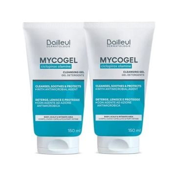 Bailleul Dermatologie Promo (1+1) Mycogel Cleansing Gel Καθαριστικό Ευαίσθητης Περιοχής 2x150ml