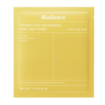 Biodance Radiant Vita Niacinamide Real Deep Mask 34g