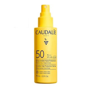 Caudalie Invisible High Protection Spray Αντηλιακό Spray για Πρόσωπο & Σώμα SPF50 75ml