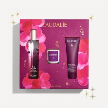 Caudalie Xmas Promo Thé des Vignes Fresh Γυναικείο Άρωμα 50ml + Δώρo Αφρόλουτρο 50ml + Δώρο Αρωματικό Κερί 35g
