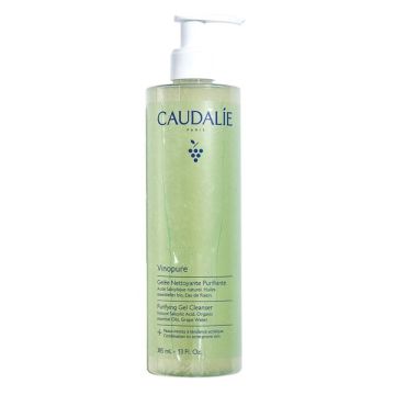 Caudalie Vinopure Purifying Gel Cleanser Τζελ Καθαρισμού Προσώπου για Λιπαρές με Τάση Ακμής Επιδερμίδες 385ml