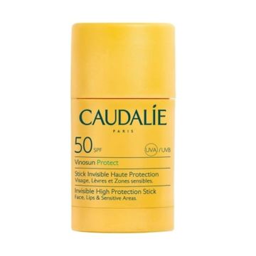 Caudalie Vinosun Protect Invisible Stick SPF50 Αντηλιακό Stick για Πρόσωπο Χείλη & Ευαίσθητες Περιοχές 15g