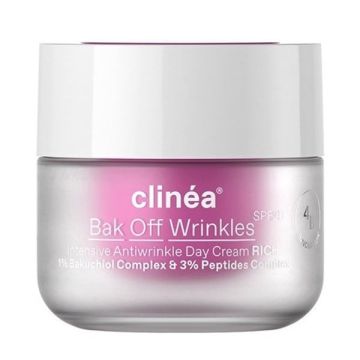 Clinea Bak Off Wrinkles Rich SPF20 Αντιγηραντική Κρέμα Ημέρας 50ml