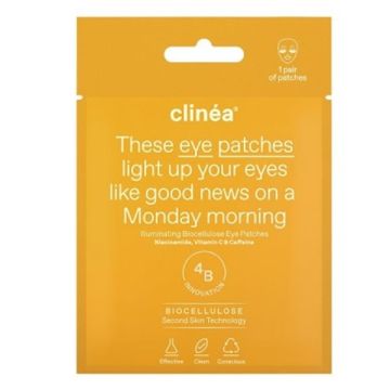 Clinea Illuminating Biocellulose Eye Patches Ματιών για Λάμψη 1 ζευγάρι
