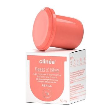 Clinea Reset n' Glow Sorbet Refill Κρέμα Προσώπου Αντιγήρανσης & Λάμψης 50ml
