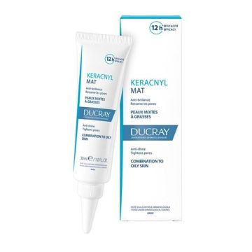  Ducray Keracnyl Mat Gel Εξισορρόπηση Γυαλάδας 30ml