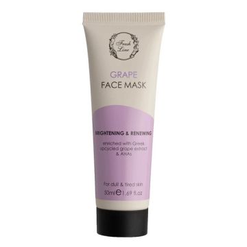 Fresh Line Grape Brightening & Renewing Μάσκα Προσώπου για Φωτεινότητα & Αναζωογόνηση 50ml