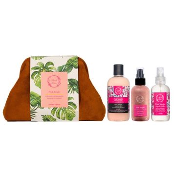 Fresh Line Pink Jungle Σετ Περιποίησης Αφρόλουτρο 300ml + Λάδι Σώματος για Λάμψη 150ml + Αρωματικό Νερό Σώματος 150ml