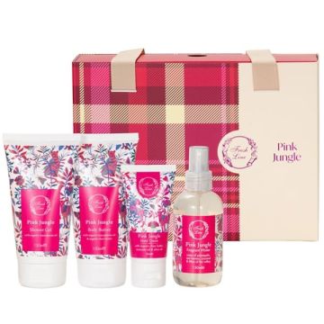 Fresh Line Promo Set Pink Jungle Αφρόλουτρο 150ml + Βούτυρο Σώματος 150ml + Αρωματικό Νερό Σώματος 150ml + Κρέμα Χεριών 50ml