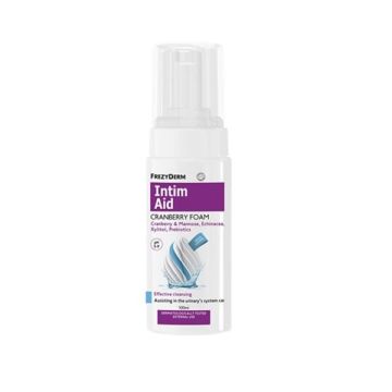 Frezyderm Intim Aid Cranberry Foam Αφρός Καθαρισμού για Ευαίσθητη Περιοχή 100ml