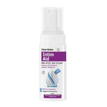 Frezyderm Intim Aid Pre Post Sex Foam Αφρός Καθαρισμού για Ευαίσθητη Περιοχή 100ml