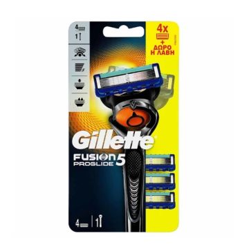 Gillette Fusion Proglide 5 Μηχανή + Δώρο Ανταλλακτικά 4τμχ 