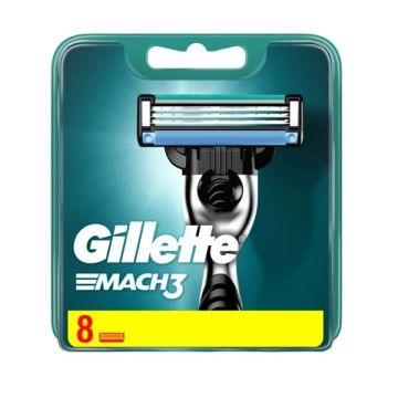 Gillette Mach 3 Ανταλλακτικά Ξυριστικής Μηχανής 8τμχ 