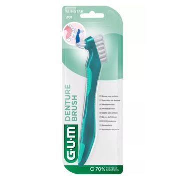 Gum Denture Brush 201 Οδοντόβουρτσα για Τεχνητή Οδοντοστοιχία 1τεμ
