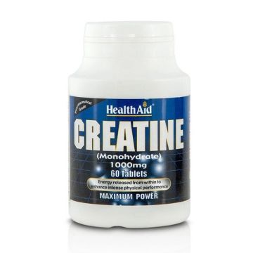 Health Aid Creatine Monohydrate 1000mg 60tabs