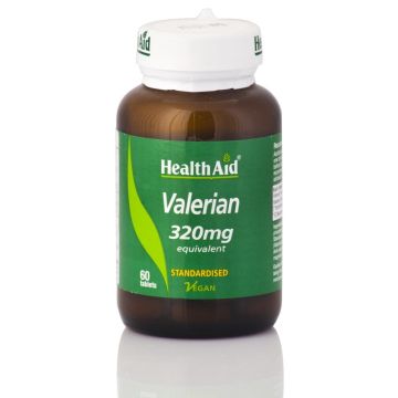 HEALTH AID VALERIAN ROOT EXTRACT 320MG 60TABS