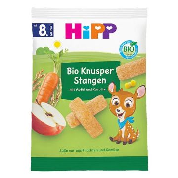 Hipp Bio Sticks με Μήλο & Καρότο από 8m+ 30g