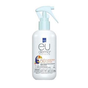 Intermed Euderma Babyderm Lotion Λεπτόρρευστο Βρεφικό Αντηλιακό Γαλάκτωμα για Πρόσωπο & Σώμα SPF50 200ml 