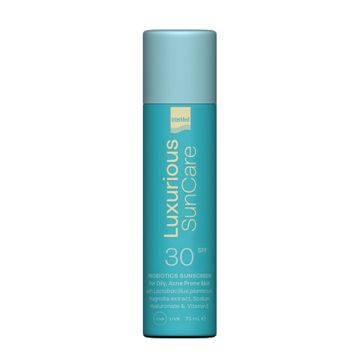 Intermed Luxurious Suncare Probiotics Sunscreen SPF30 Αντηλιακό Γαλάκτωμα Προσώπου με Προβιοτικά, 75ml