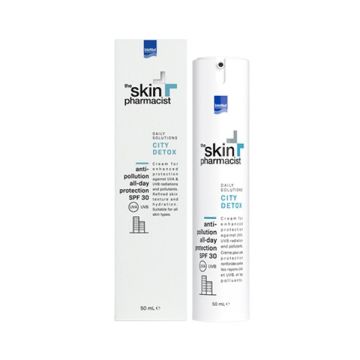 The Skin Pharmacist City Detox Anti-Pollution All Day Protection Cream SPF30 Κρέμα για Ενισχυμένη Προστασία από Ακτινοβολίες UVA, UVB & τους Ρύπους 50ml