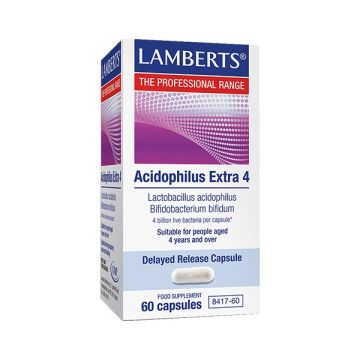 Lamberts Acidophilus Extra 4 (Milk Free) 60 caps